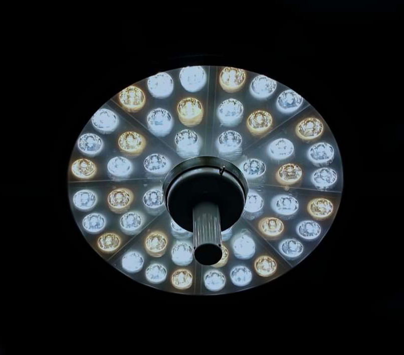 Thumbnail: High-resolution image of a Mobile LED OT Light, featuring its lightweight, portable design and advanced LED technology, ideal for easy positioning and optimal lighting during surgeries, ensuring precise visibility and reducing shadows in the operating room.
