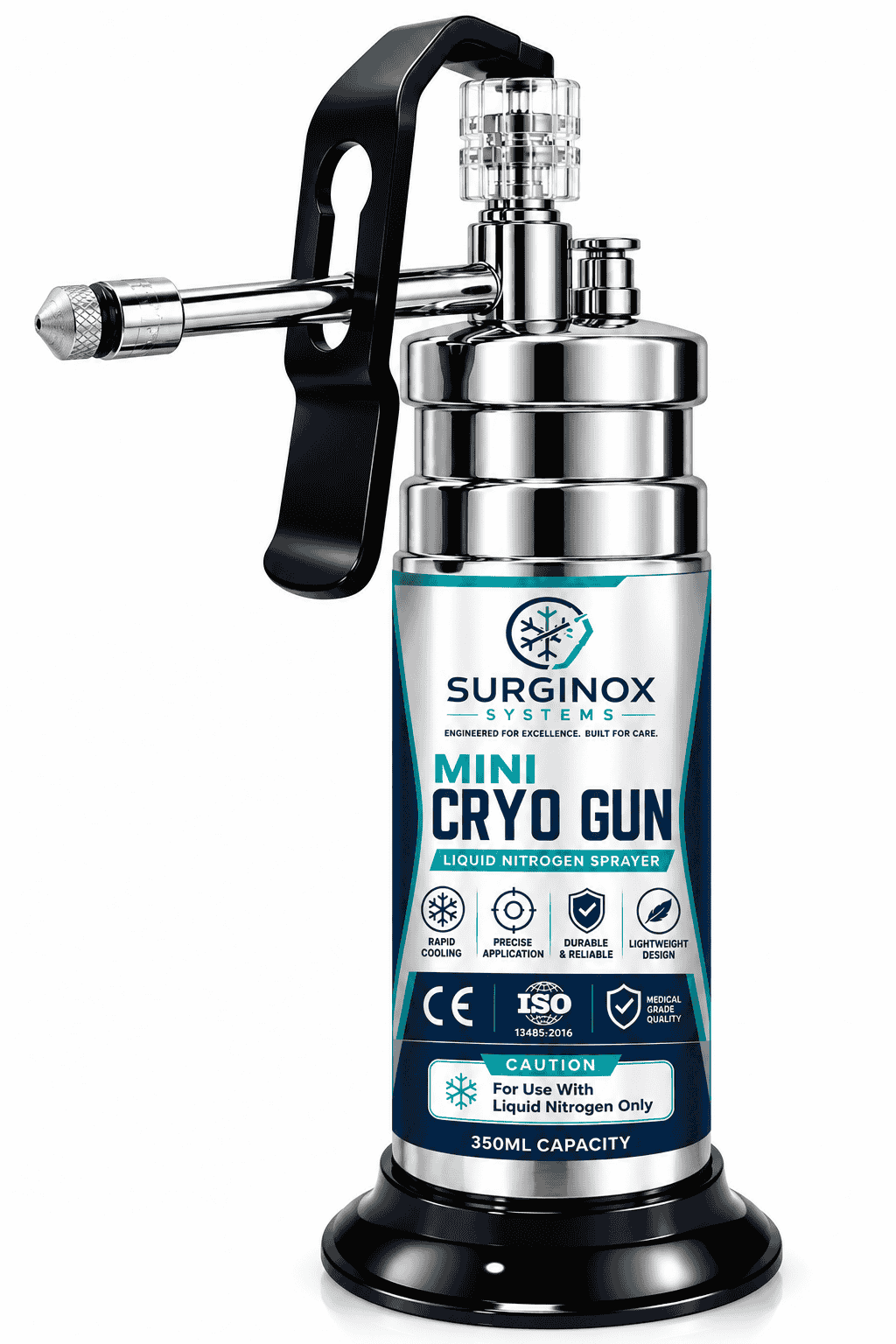 Mini Cryo Gun – 350ml Liquid Nitrogen Cryotherapy Sprayer