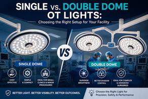Single vs. Double Dome OT Lights: Choosing the Right Setup for Your Facility