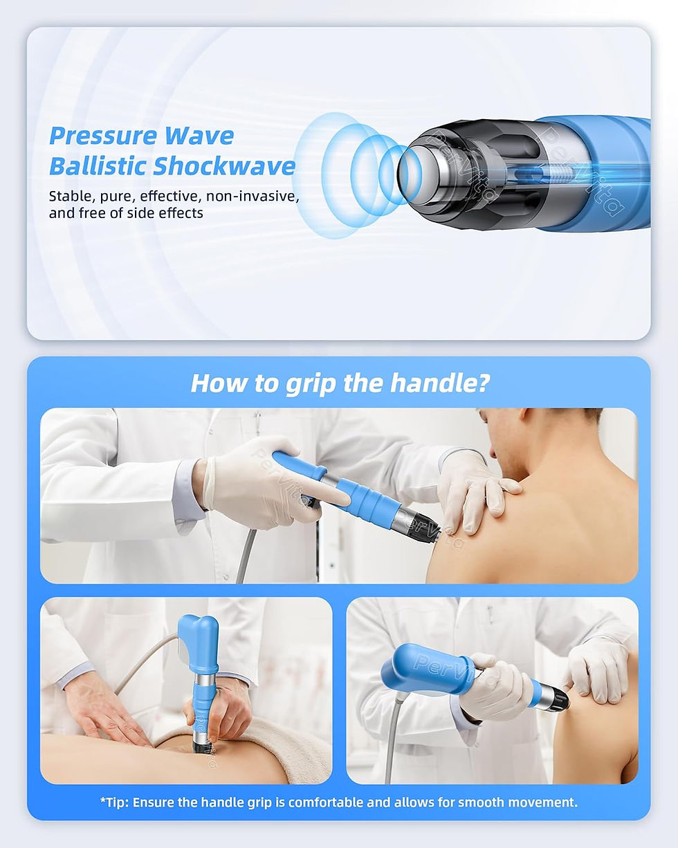 Thumbnail: Extracorporeal Shock Wave Therapy ESWT Machine for Joint and Muscle Pain Relief