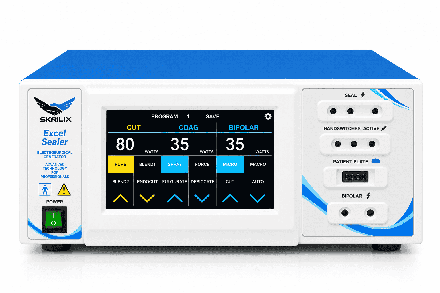 Excel-Sealer 400W Electrosurgical Generator with Vessel Sealing System