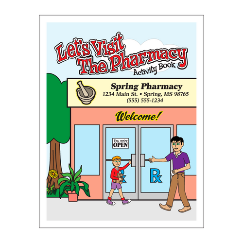 Let's Visit The Pharmacy Coloring Book | Creative