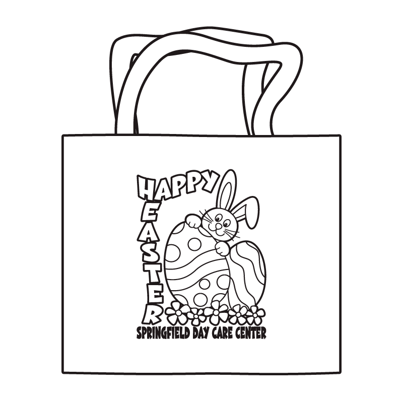 Easter Coloring Tote