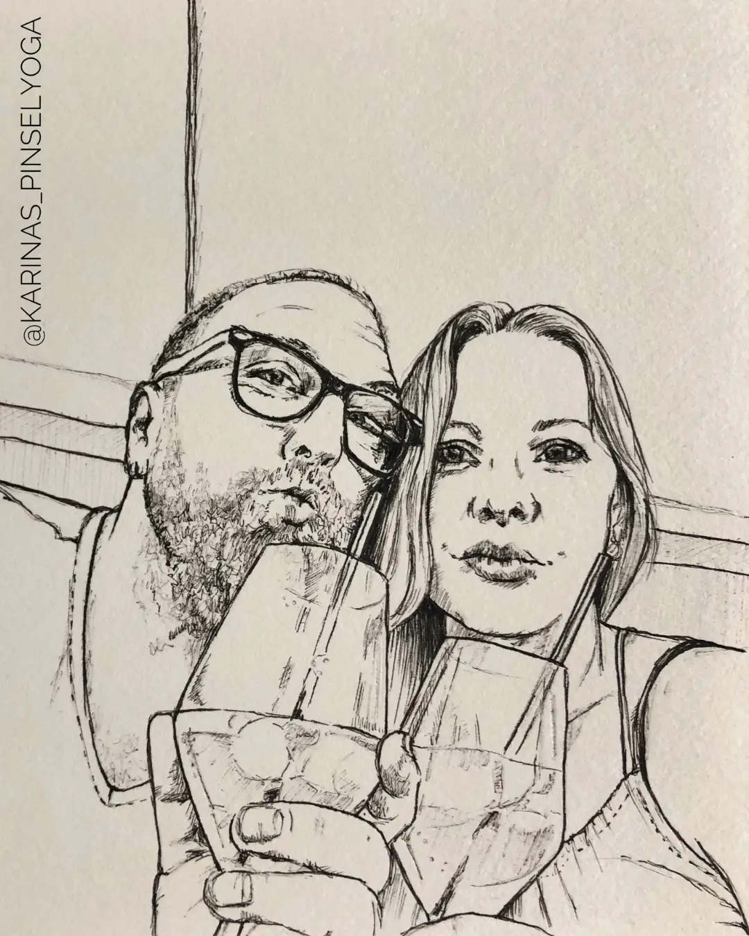 Illustration Karina Röpcke "Paar"