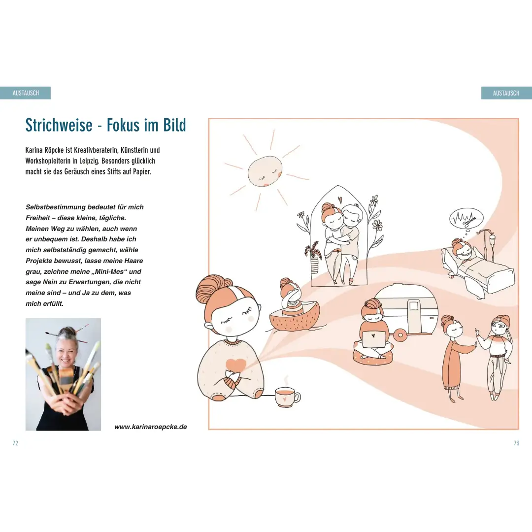 Strichweise - Fokus im Bild: Ein Auszug aus dem Human Design Magazin von Sandra Hoppenz