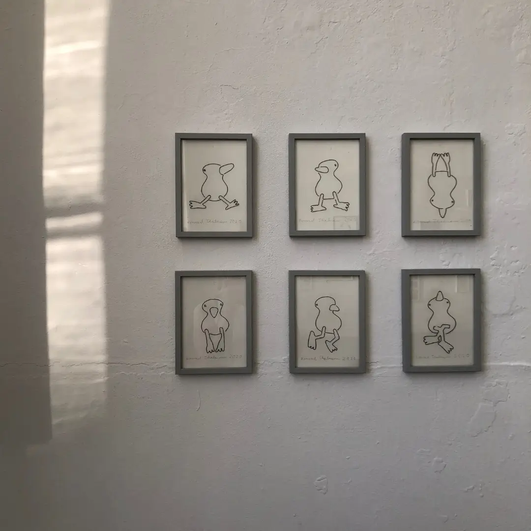 Vernissage von Konrad Thalmann ...