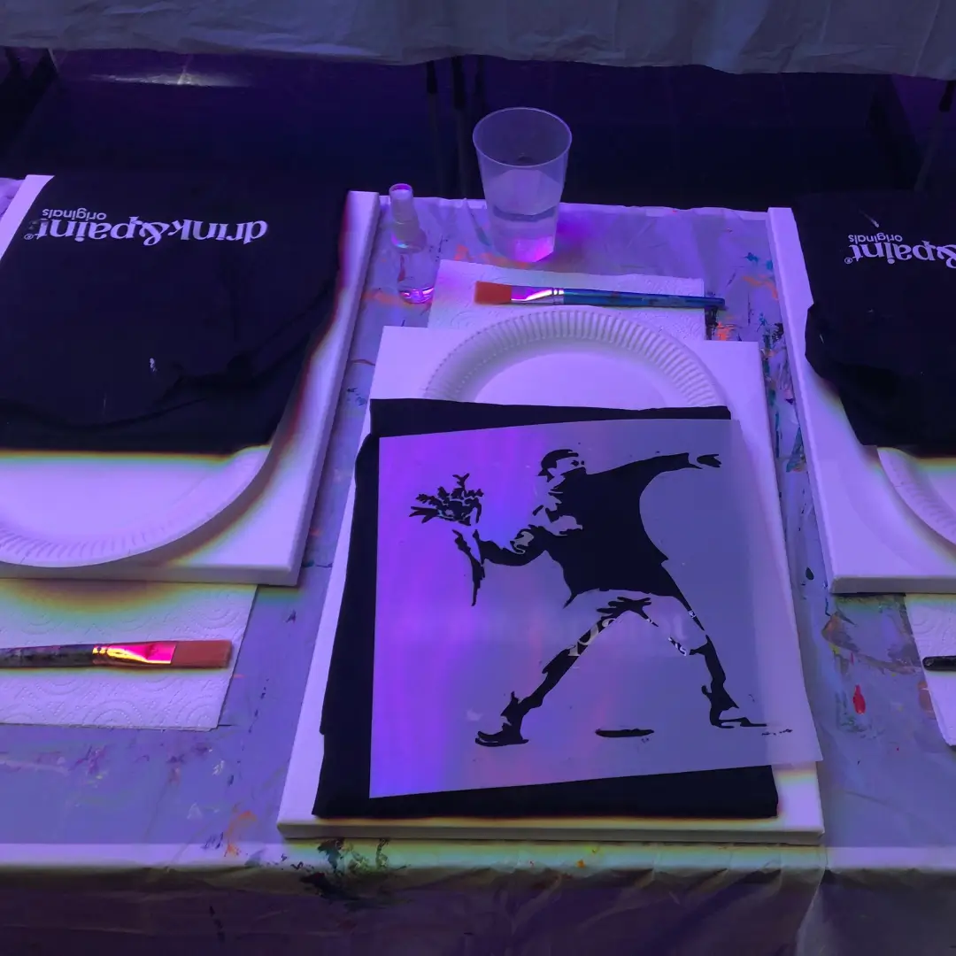 Banksy als "Techno & Paint"-Event ...