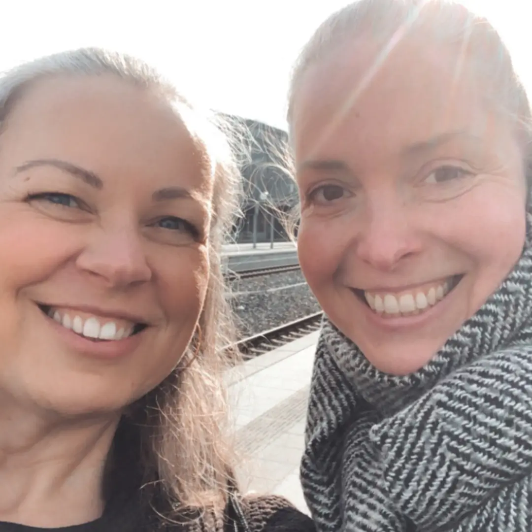 Sososo stolz ... Corinna führt den fetten ICE