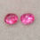 Miniatura: Natural Mahenge Spinel pair 5.5 x 5  Neon Red pink oval unheated