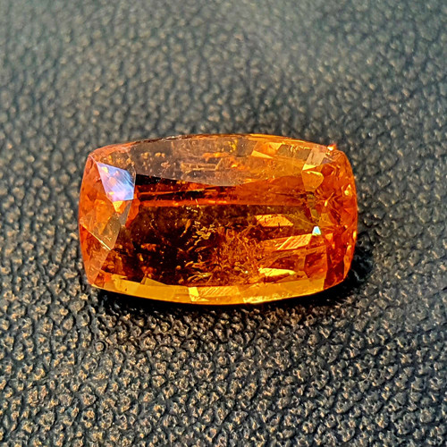 ガーネット　ルース　天然　天然石　スペサルティンガーネット　レディッシュオレンジ 天然スペサルティンガーネット0.26ct【タンザニア】☆オレンジ色