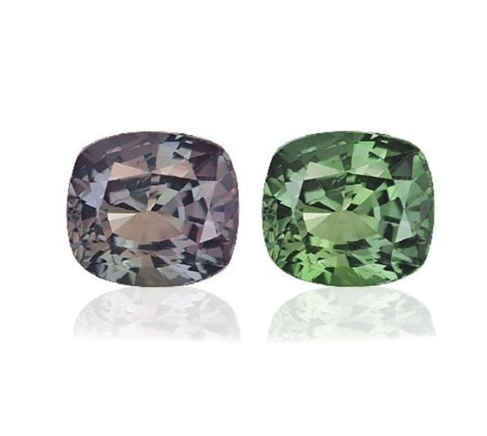 Rare 2.08 ct GIA Certified Natural Alexandrite strong color change gemstone