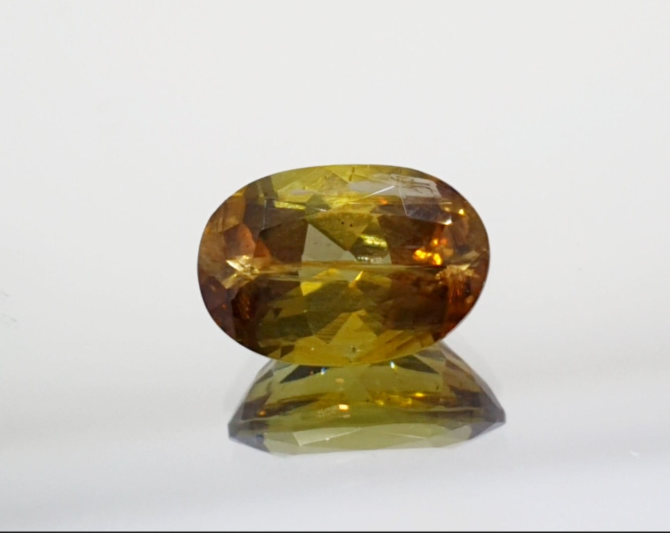 Natural andalusite oval shape gemstone