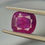 Miniatura: 3.91 ct Unheated Natural Ruby Red 9.3x8.5x5 mm cushion cut Gemstone
