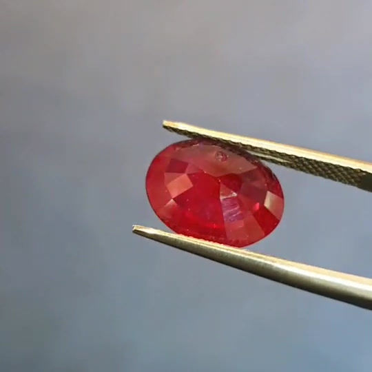 Thumbnail: Natural red ruby from Burma Myanmar