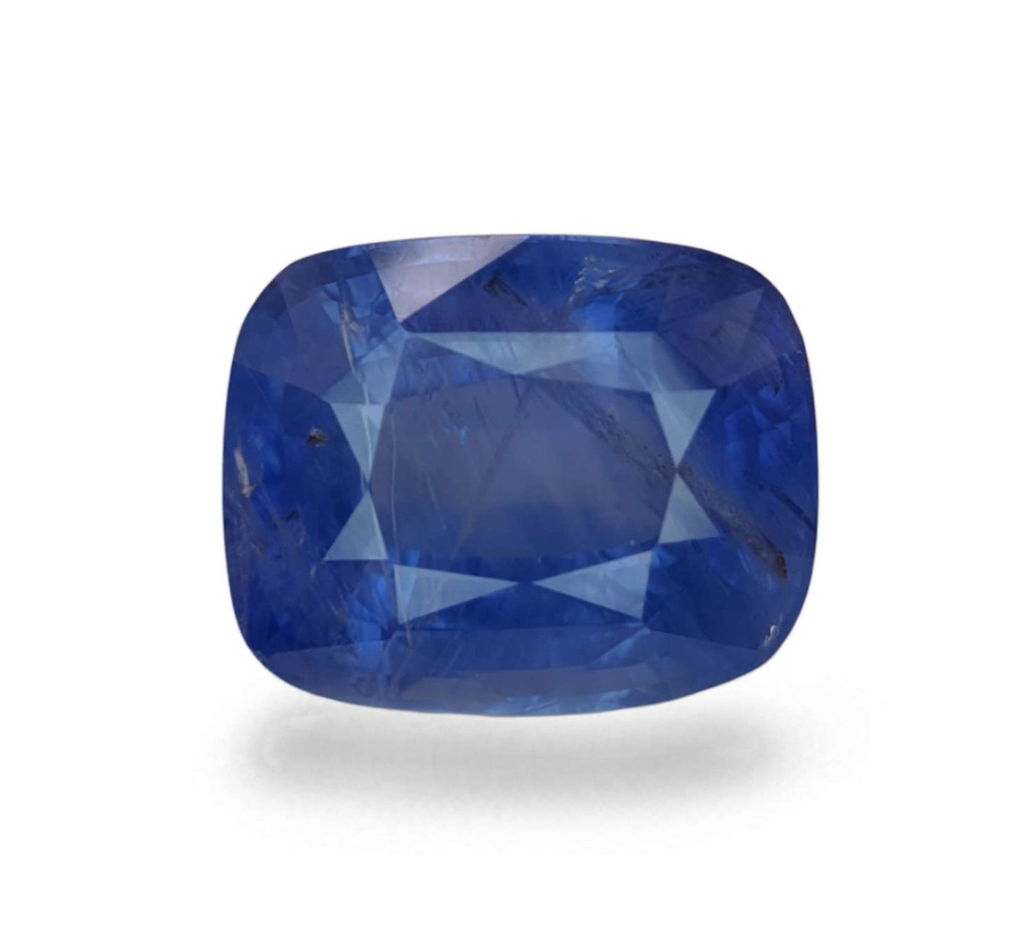 29.79 Ct GRS certified Unheated Blue Sapphire Sri Lanka cushion-cut sapphire