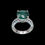 섬네일: Exclusive GIA Certified 5 ct Emerald and Diamond Ring set in 18K white Gold