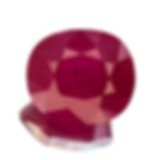 3.17 ct Natural Burmese Ruby Red Cushion shape Gemstone for luxury ring