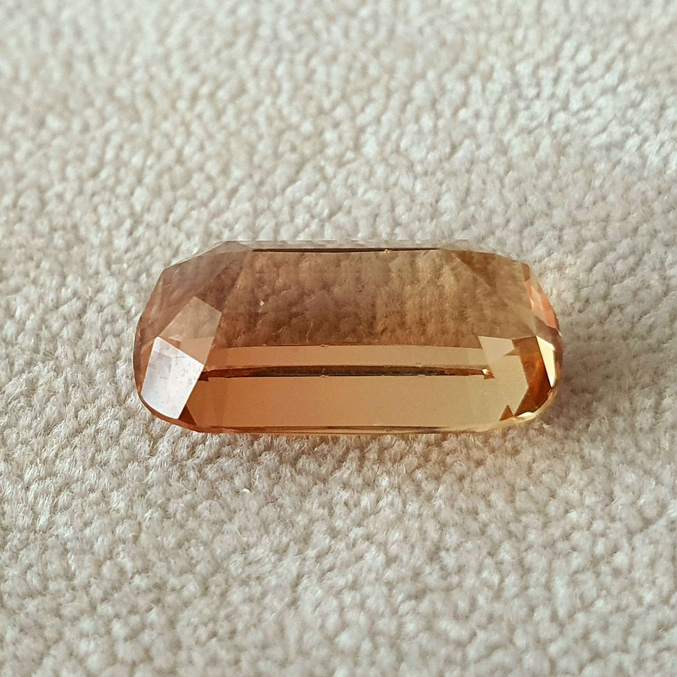 Миниатюра: 11.45 ct Certified Natural Tourmaline Padparadscha color gem from  Afghanista