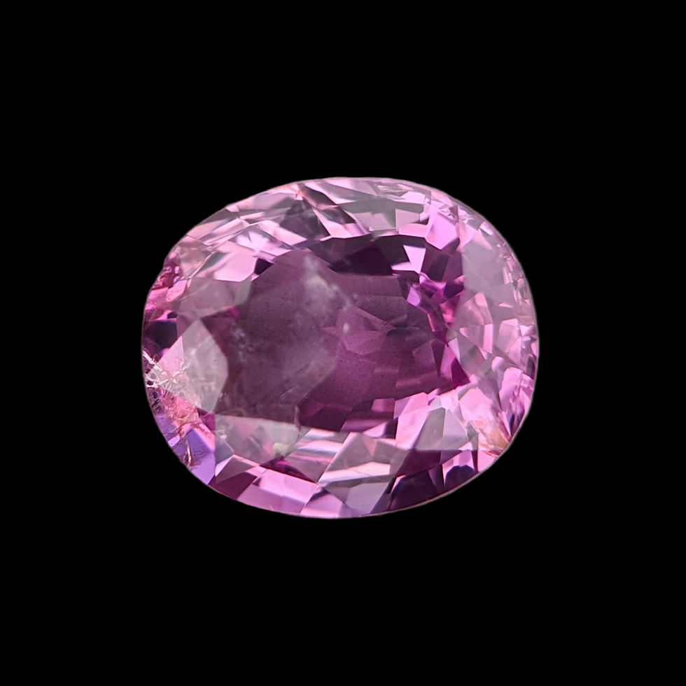 Miniatura: 2.12 ct Natural Mahenge Spinel neon purple pink unheated cushion cut gemstone