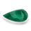 थंबनेल: 5.43 carat Certified Natural Colombian Emerald green Minor pear cut gemstone.