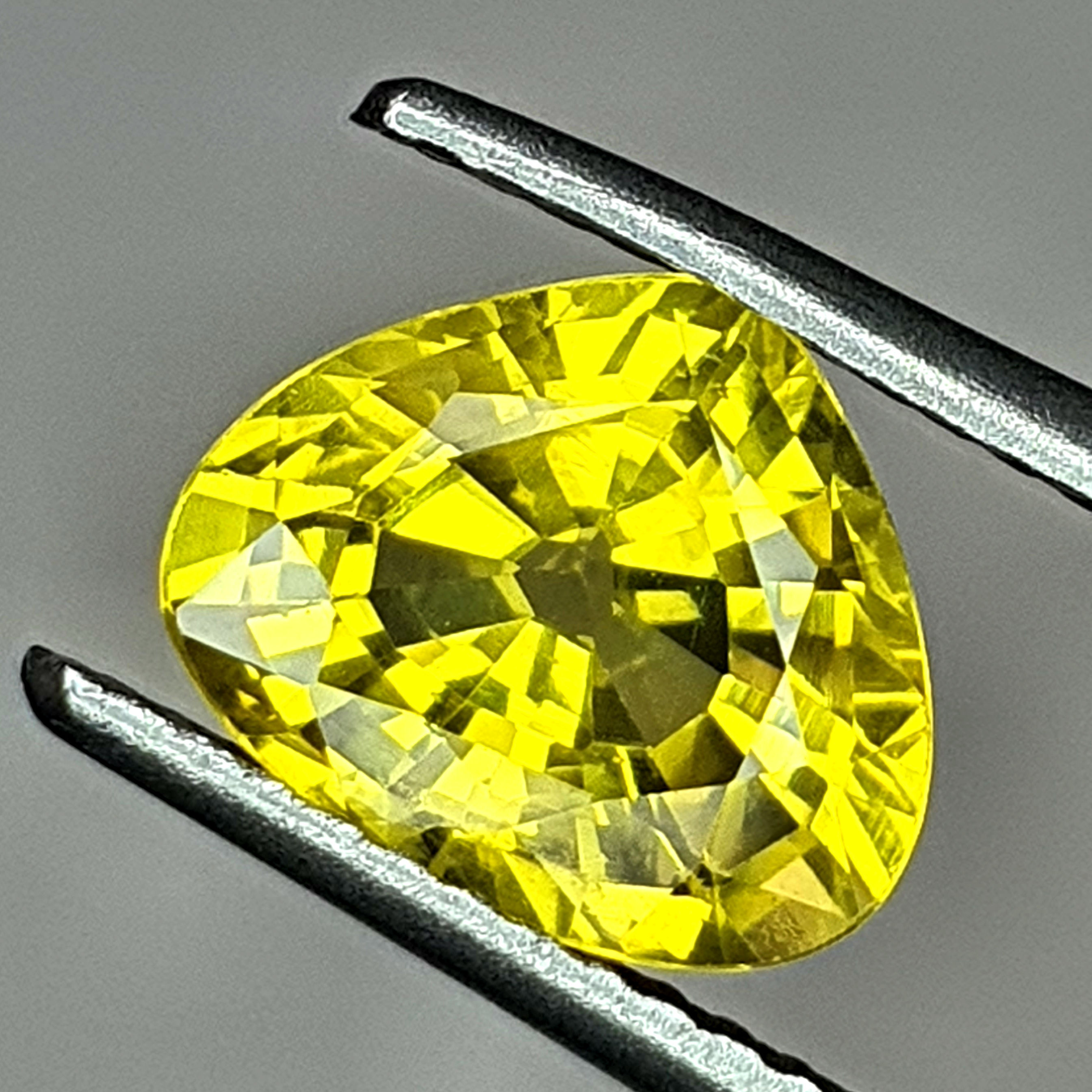 Natural Yellow sapphire gemstone