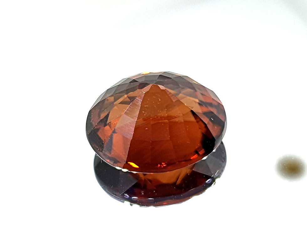 Miniaturbild: 10 carat natural zircon no heat oval gemstone