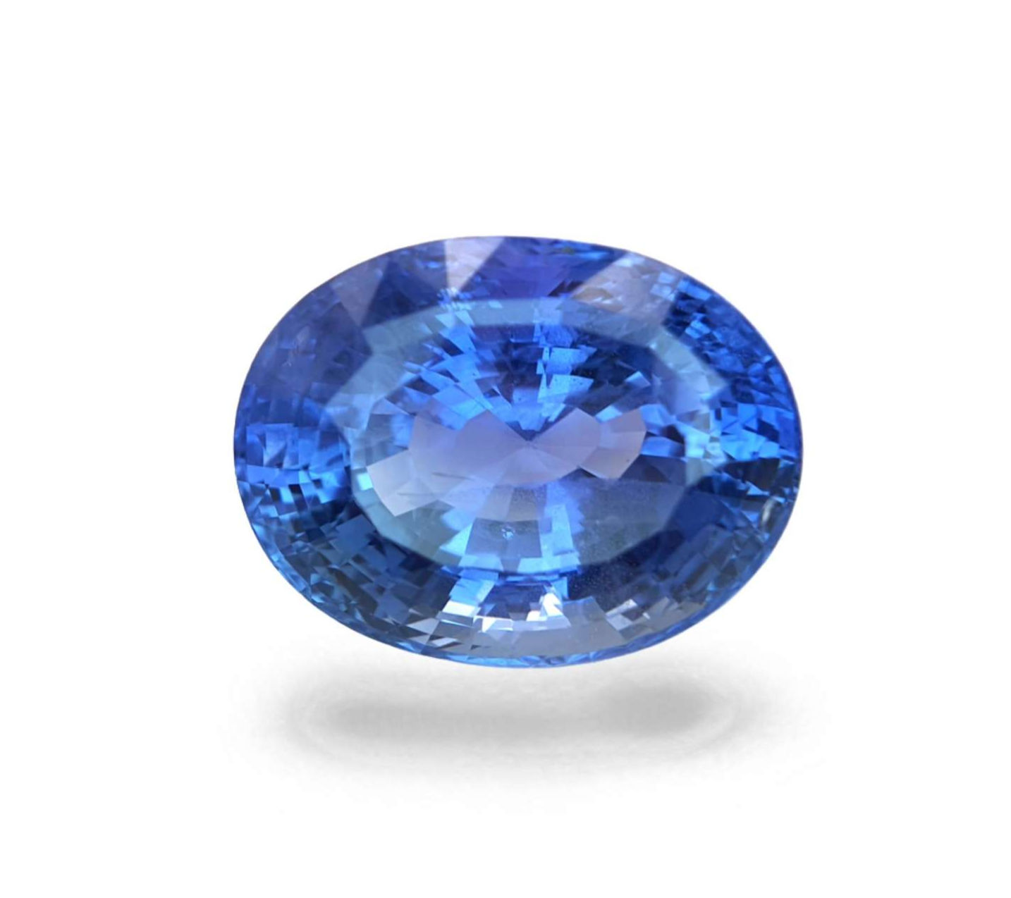23.50 cts GRS certified Unheated Blue Sapphire Sri Lanka oval-cut sapphire