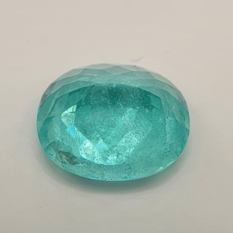 Thumbnail: 11 ct Natural Paraiba Tourmaline pear cut loose gemstone from Mozambiq