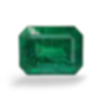 4.61 Ct Natural Emerald vivid green Emerald Cut minor from Zambia