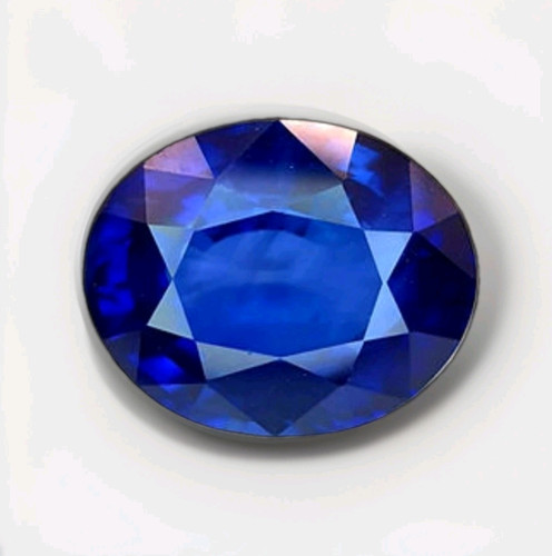 GRS certified Royal Blue Sapphire Madagascar 8.62 Ct Oval-cut