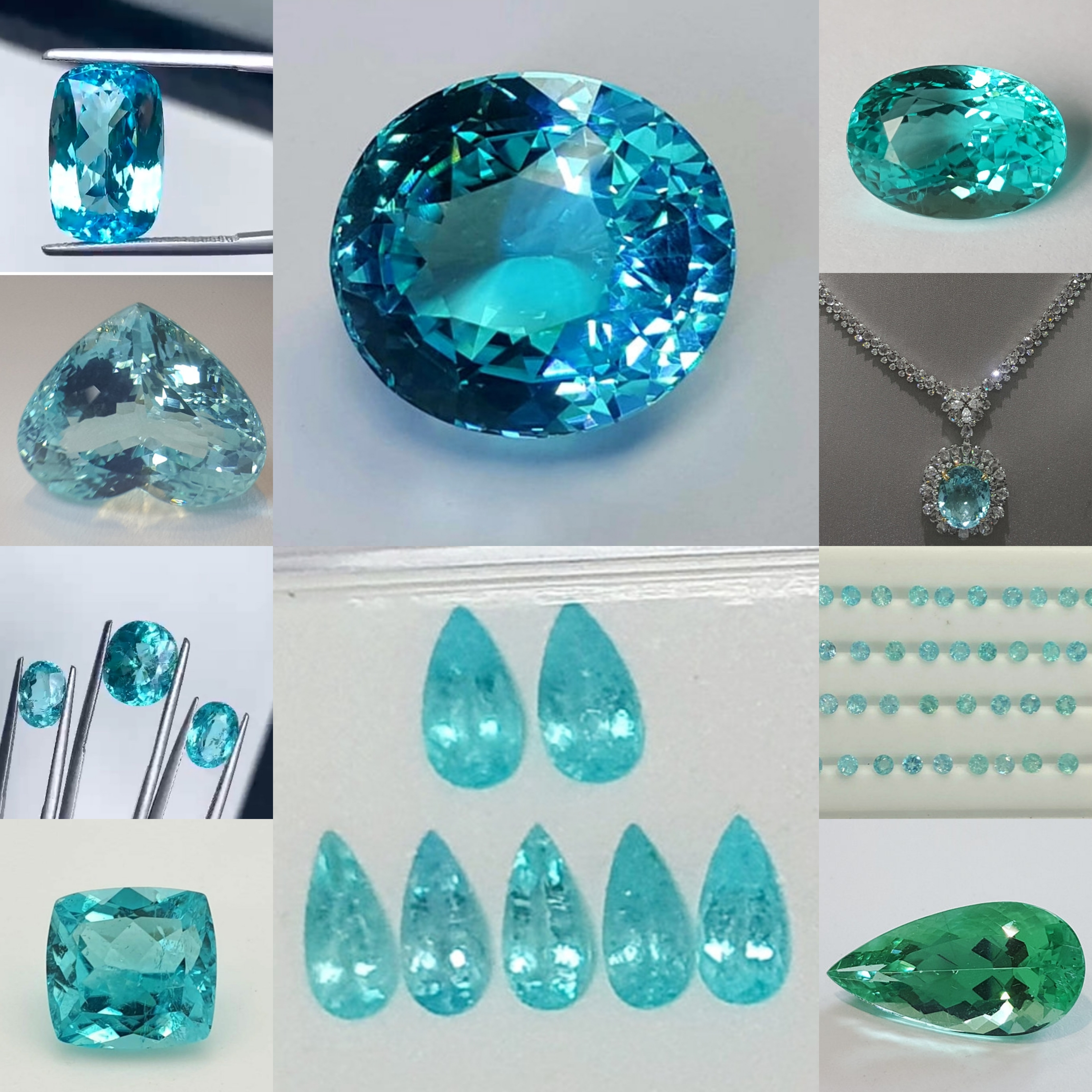 GIA GRS認定パライバトルマリン宝石 – 鮮やかなネオンブルーの希少石