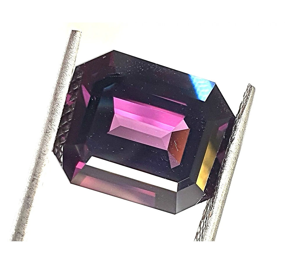 תמונה ממוזערת: 12.59 Ct Natural Vivid Purple Burma Spinel15.3x12.6 mm Octagon Loose Stone 