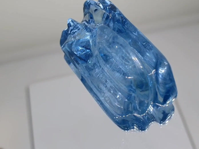 natural aquamarine carving from brazil