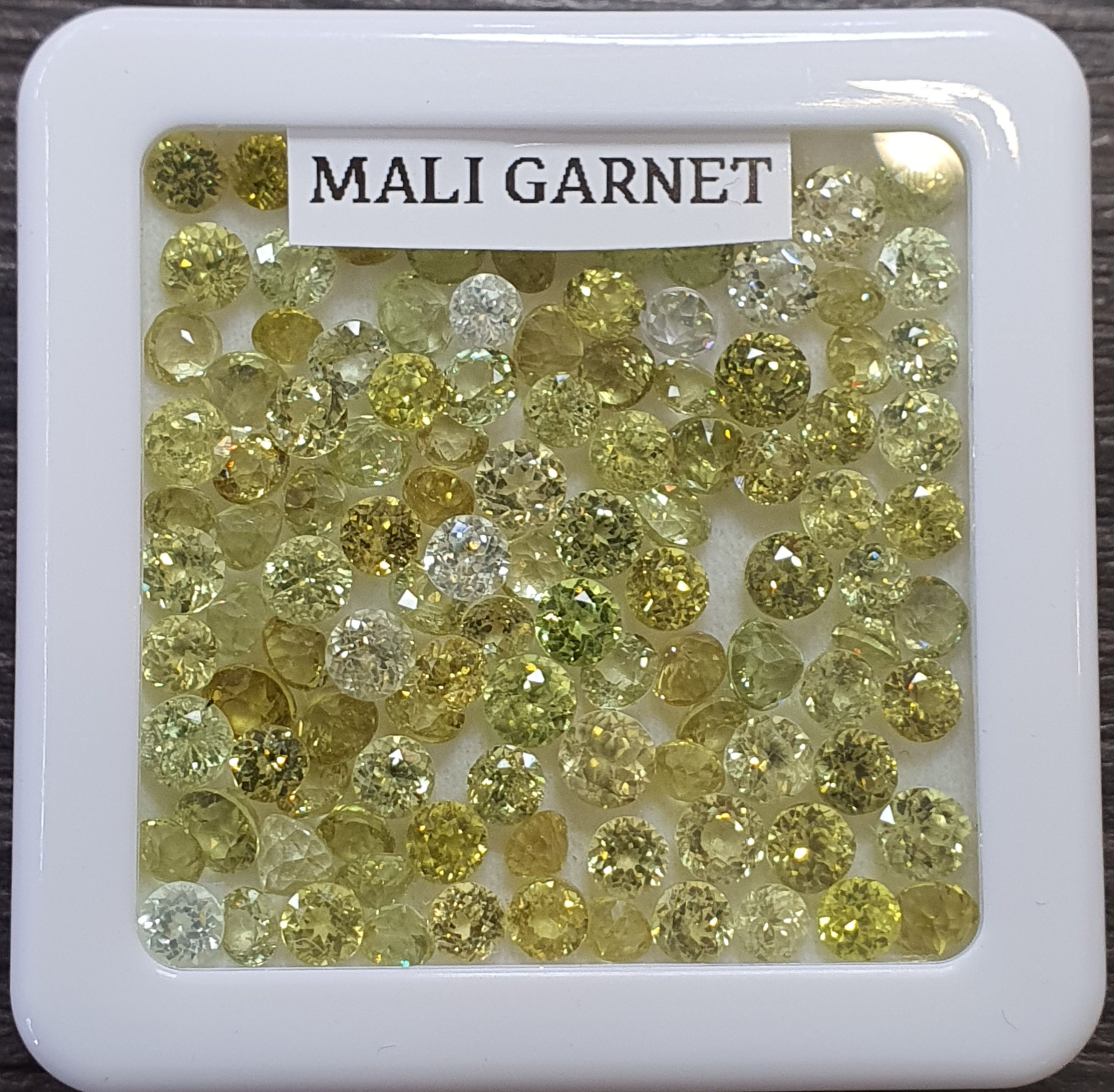 99 carat Natural Mali garnet diamond cut loose gemstone 3-4 mm size no heat