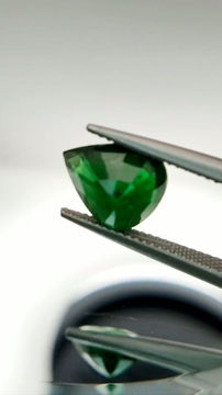4.27 ct Natural Tsavorite Garnet pear cut no heat gemstone