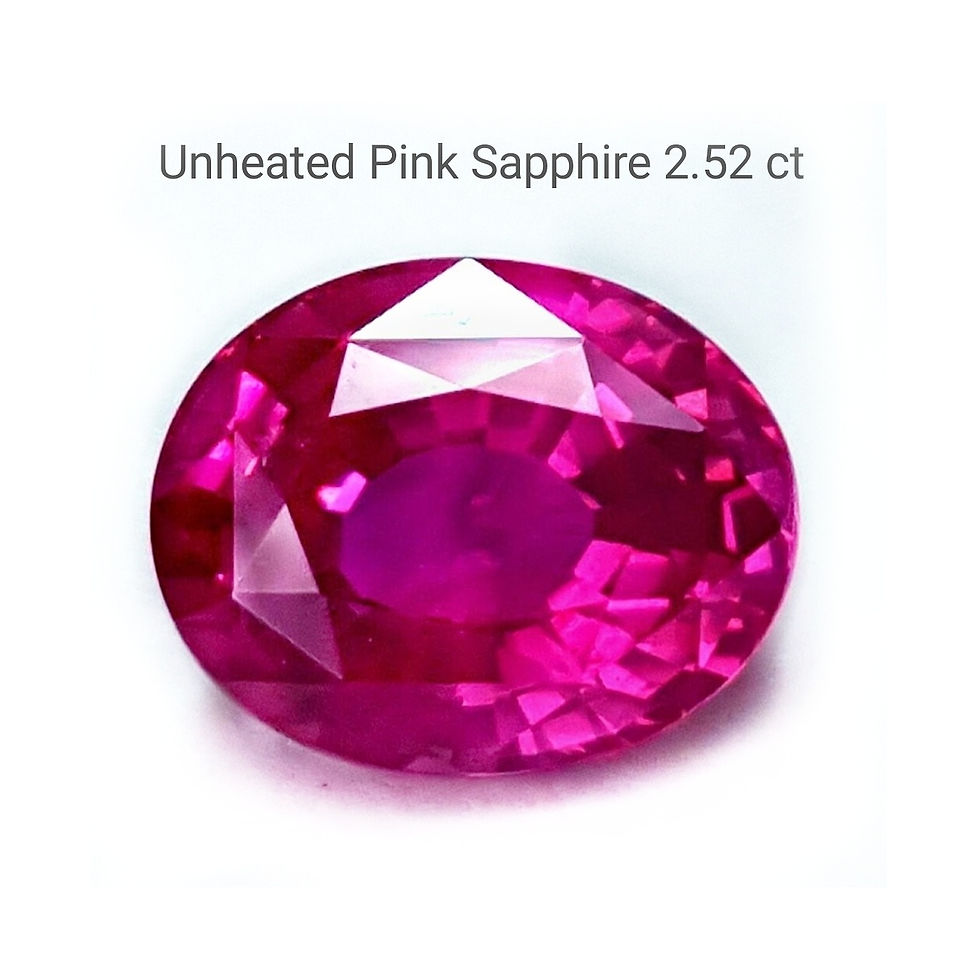 תמונה ממוזערת: 2.52 CT Unheated Certified Natural Deep Pink Sapphire