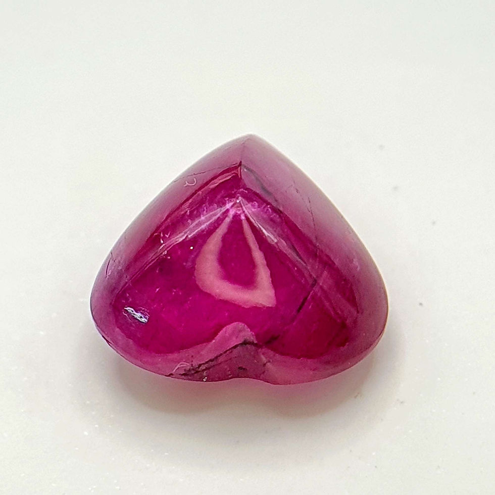縮圖：5 Ct Naural Ruby Unheated Red color Sugarloaf 9.8 x 8.7 Gemstone