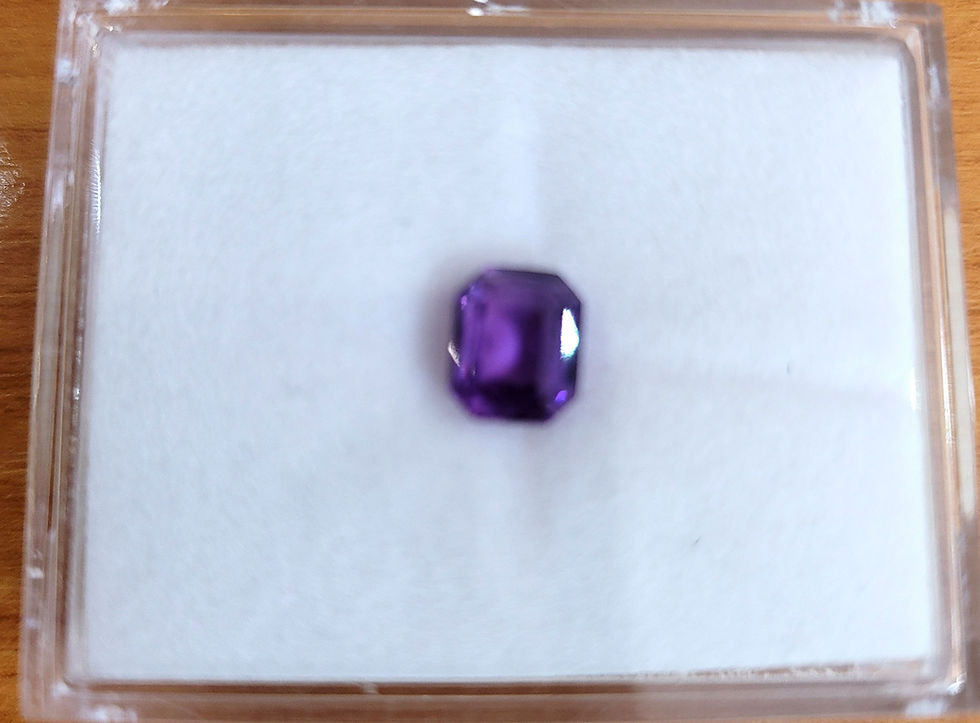 Miniaturbild: 2.06 ct Natural Violet Sapphire No Heat 8.1 x 7.7 gemstone from Sri Lanka