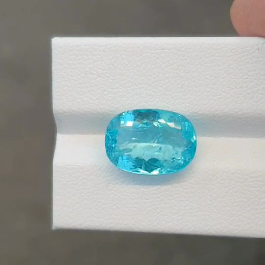 الصورة المصغرة: Premium quality neon blue Paraiba tourmaline gemstone