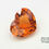 Thumbnail: 3.06 Ct Natural Spessartine Garnet  8 x 9.7 vivid orange heart shape gemstone