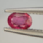 Thumbnail: Unheated Natural Ruby Pinkish Red color 6.5 x 4.8 oval from Mozambique