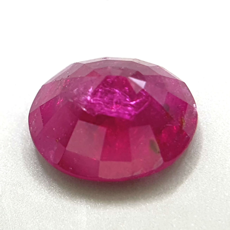 Miniatyrbild: 2.48 ct Natural Ruby Unheated (No Heat) Red Oval Shape Mozambique