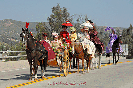 The VR group in 2010 led by Barney, their original carriage horse