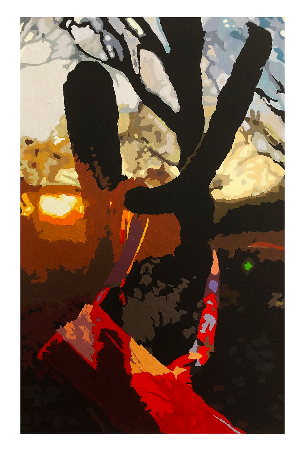 Thumbnail: 'through the trees #6 GREEN'