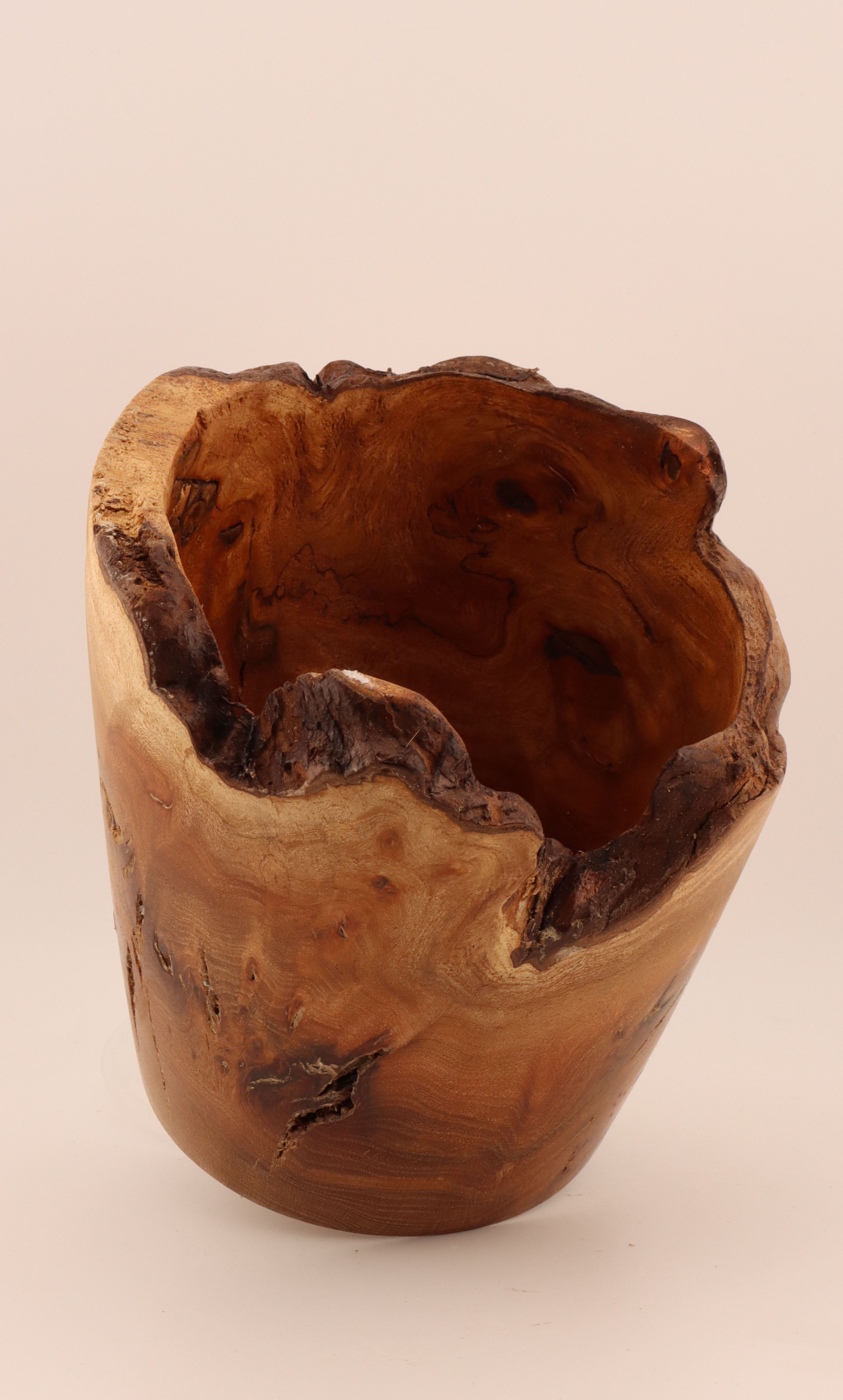 'live edge burr elm vessel'