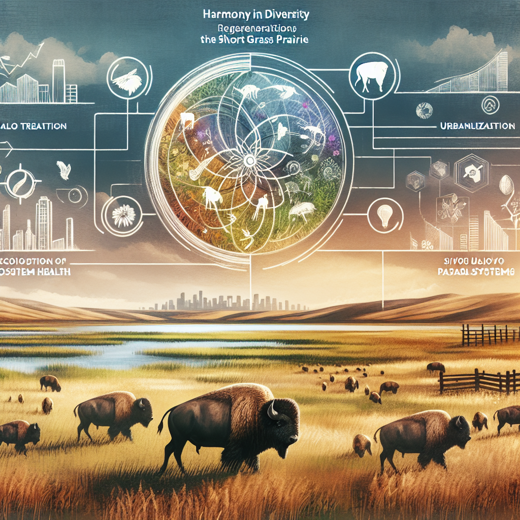 Silvo Pastoral System Concept with Urbanization and Grasslands with Buffalo