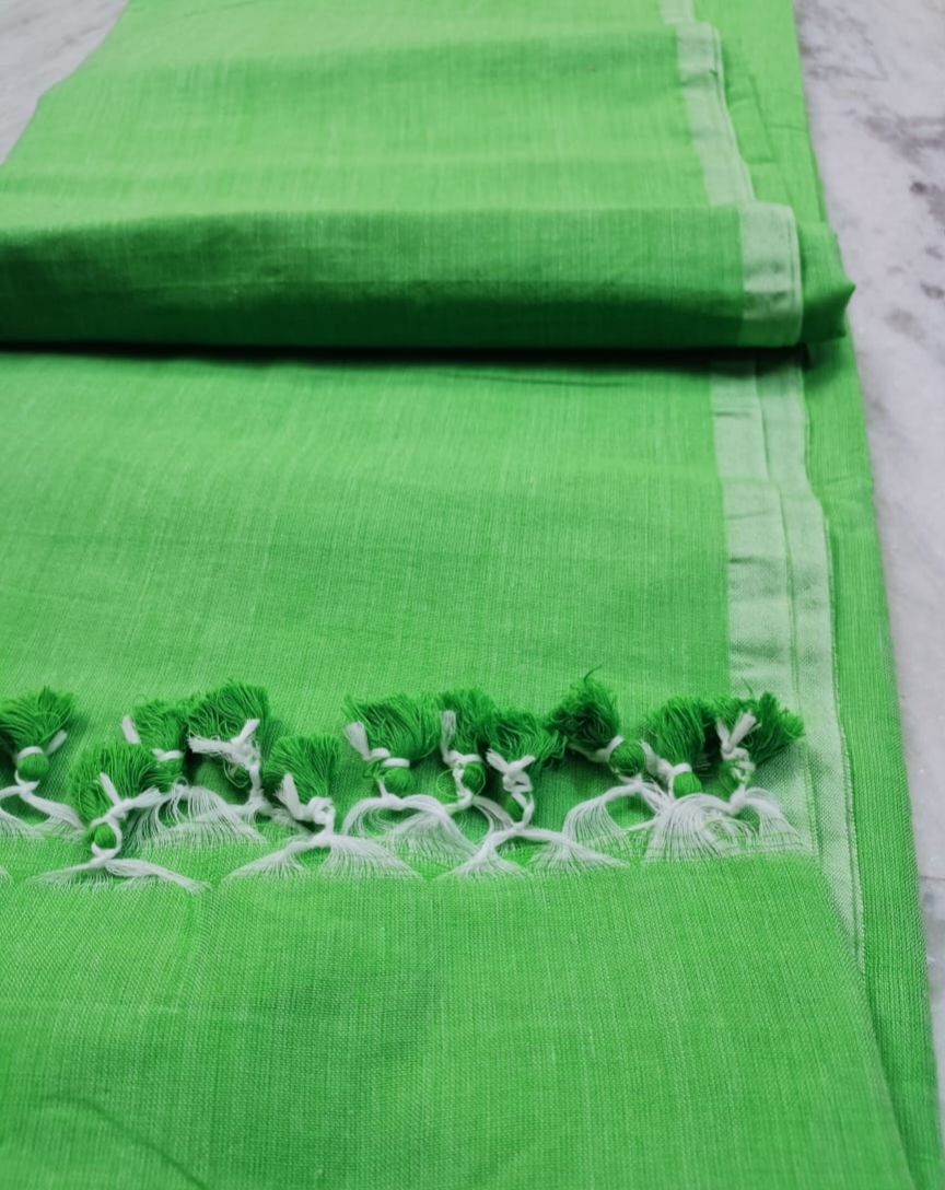 Thumbnail: Plain Khadi Mul Cotton ( Cool tones )
