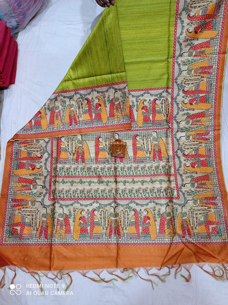 Thumbnail: Ghicha Tassor Silk Saree