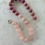 Thumbnail: Jumbo Rose Quartz & Rhodochrosite Necklace 