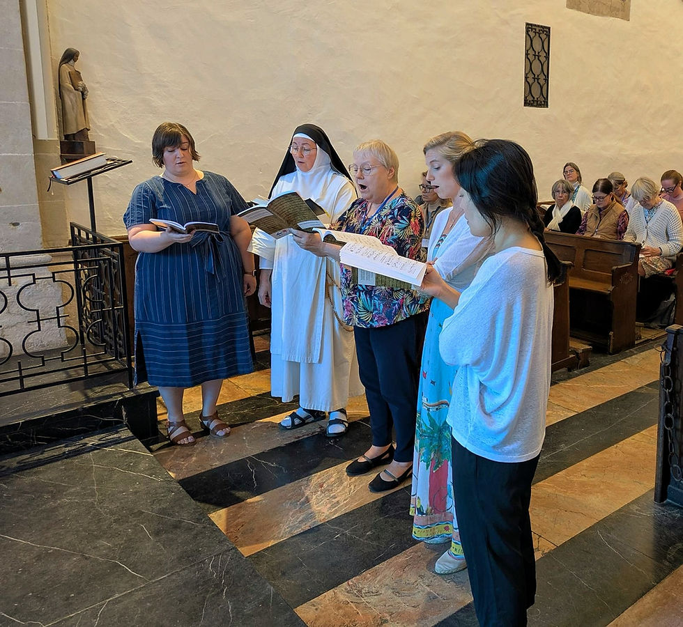 Female Schola of the Gregorian Chant Session at the Abbey of Solesmes 2025